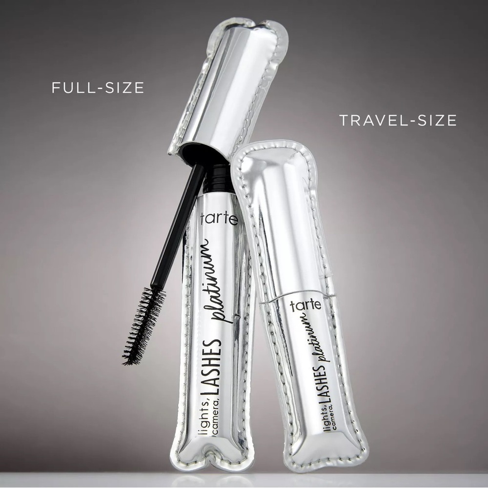 Tarte Lights, Camera, Lashes Platinum Volumizing Mascara Full Size Black NIB - Picture 6 of 6